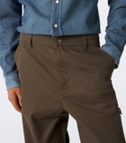 Moncler Cotton-blend straight pants