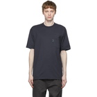 Comme des Garcons Homme Navy Garment-Dyed Pocket T-Shirt