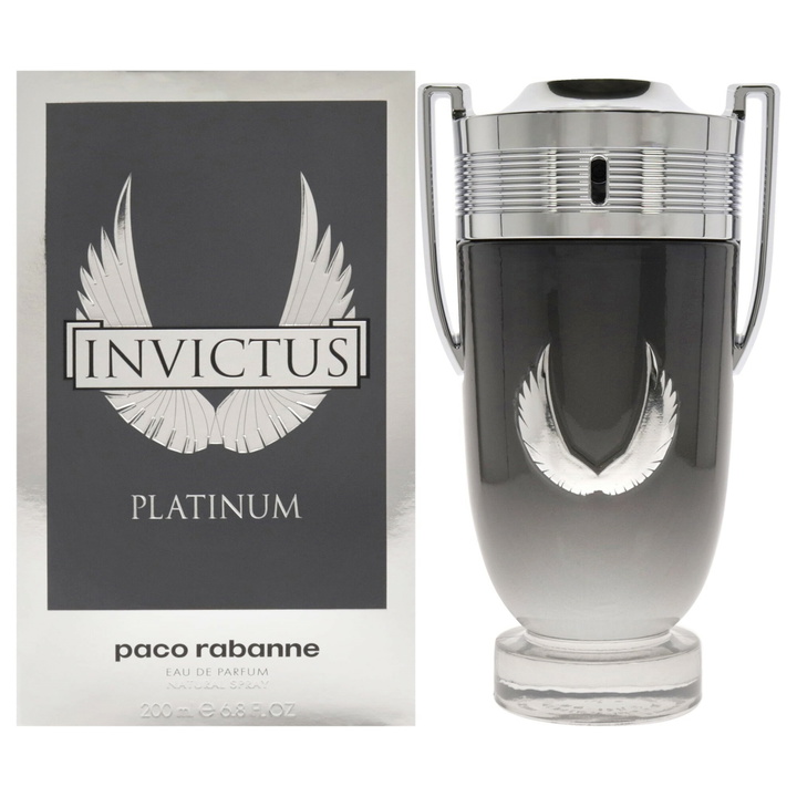 Photo: Paco Rabanne Mens Invictus Platinum EDP Spray 6.7 oz Fragrances 3349668599127