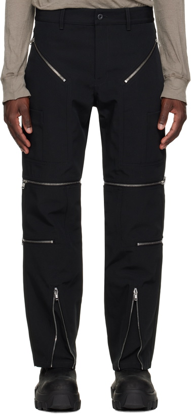 Photo: Rick Owens Black Hollywood Headon Convertible Trousers