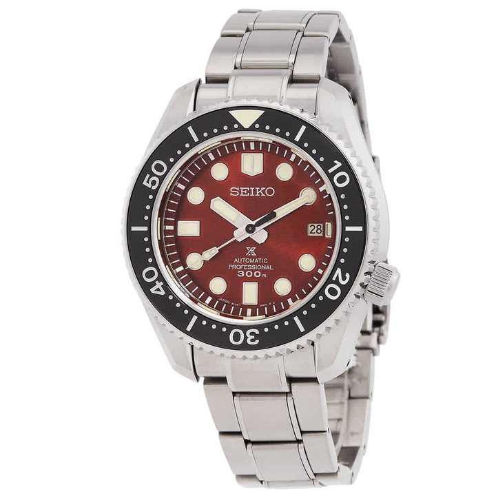 Photo: Seiko Prospex Automatic Red Dial Mens Watch SLA059