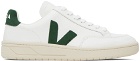 VEJA White & Green V-12 Sneakers