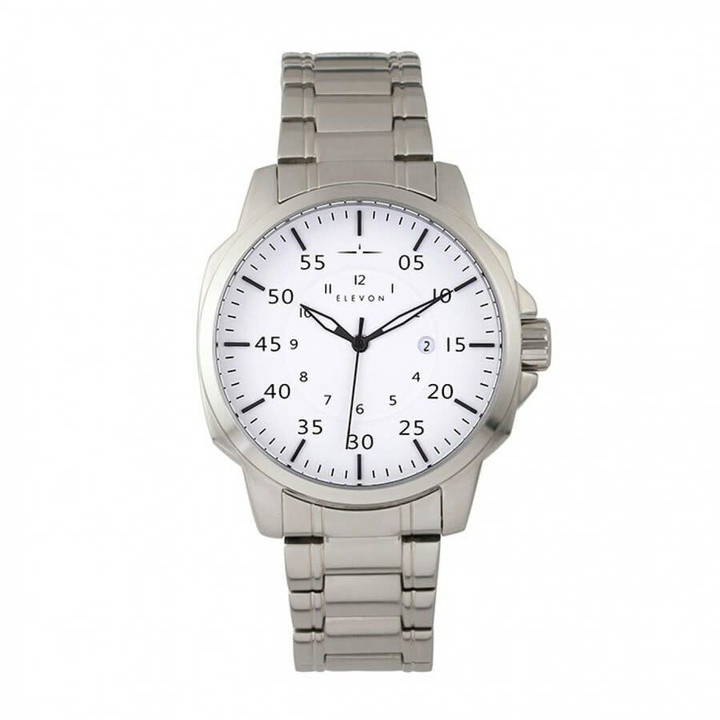 Photo: Elevon Hughes White Dial Mens Watch ELE100-1