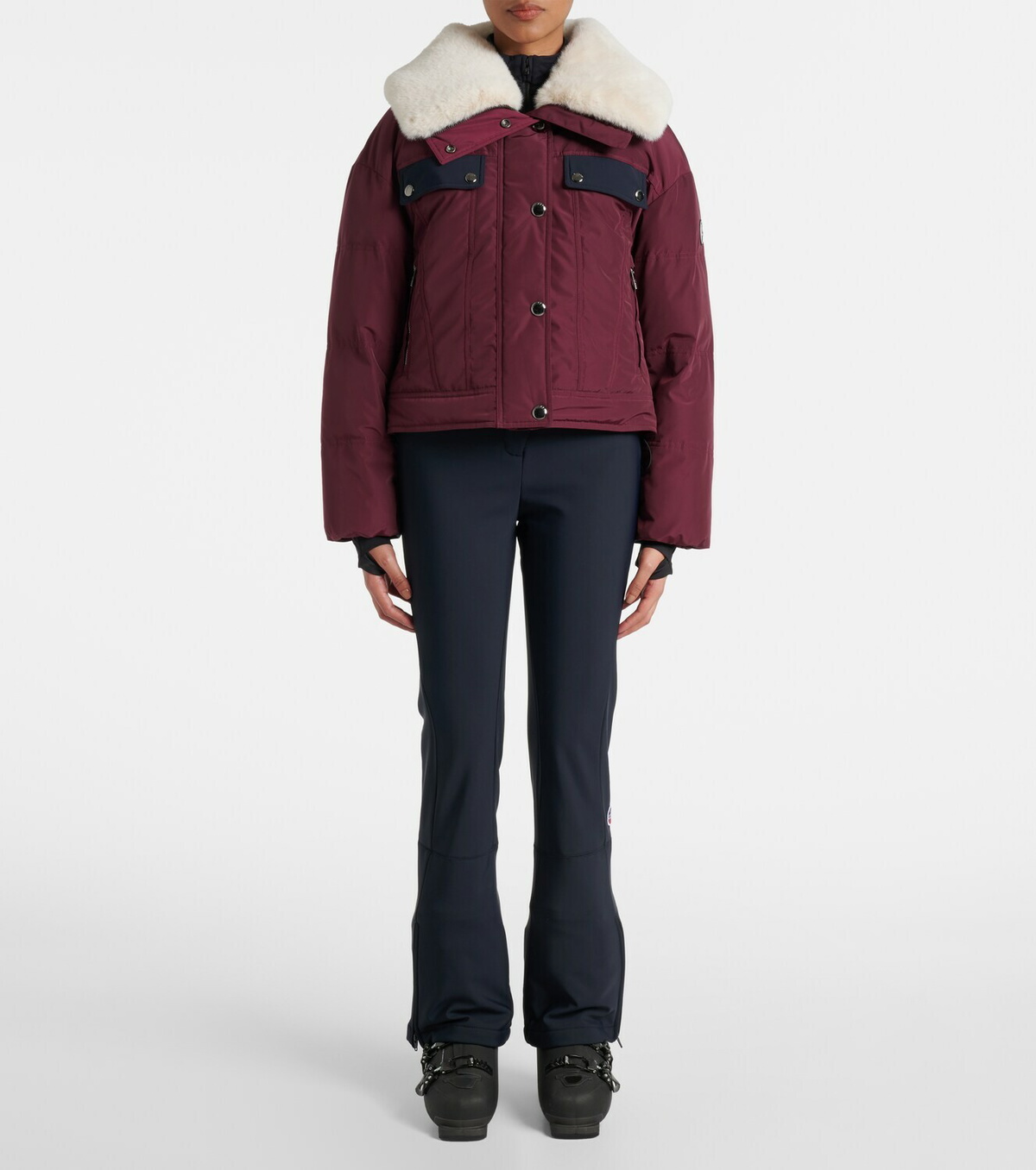 Fusalp Lakki faux fur-trimmed ski jacket