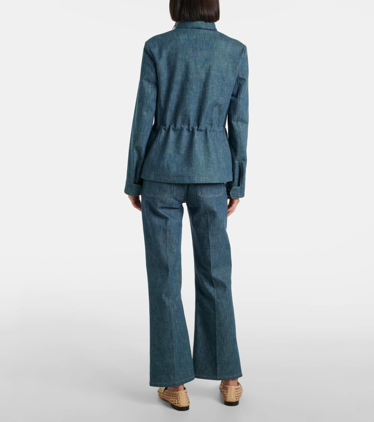 Loro Piana Traveller Mini denim field jacket