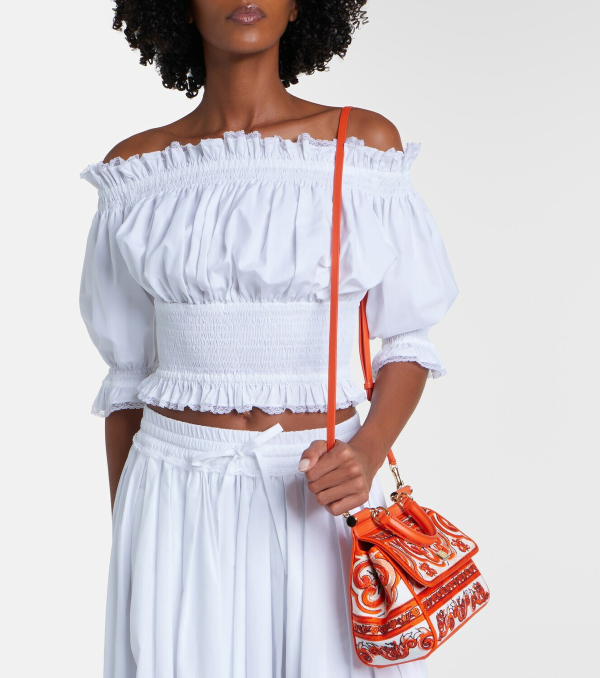 Dolce&Gabbana Sicily Medium embroidered top-handle bag
