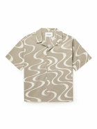 FRAME - Camp-Collar Printed Organic Cotton Shirt - Neutrals