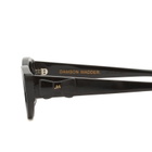 Damson Madder Women's Catty Oval Sunglasses in Black 