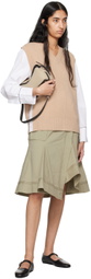 3.1 Phillip Lim Beige Oversized Knit Vest Shirt