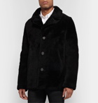 Yves Salomon - Shearling Coat - Black