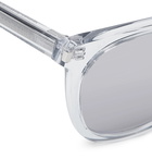 Saint Laurent - Square-Frame Acetate Mirrored Sunglasses - Men - Clear