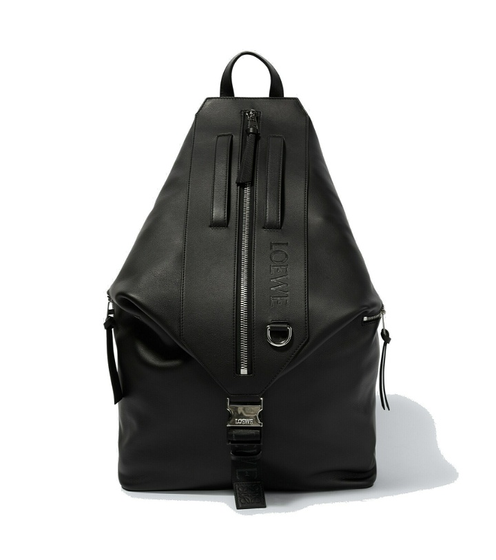 Photo: Loewe - Debossed leather backpack
