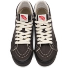 Vans Black Herringbone OG Sk8-Hi Sneakers