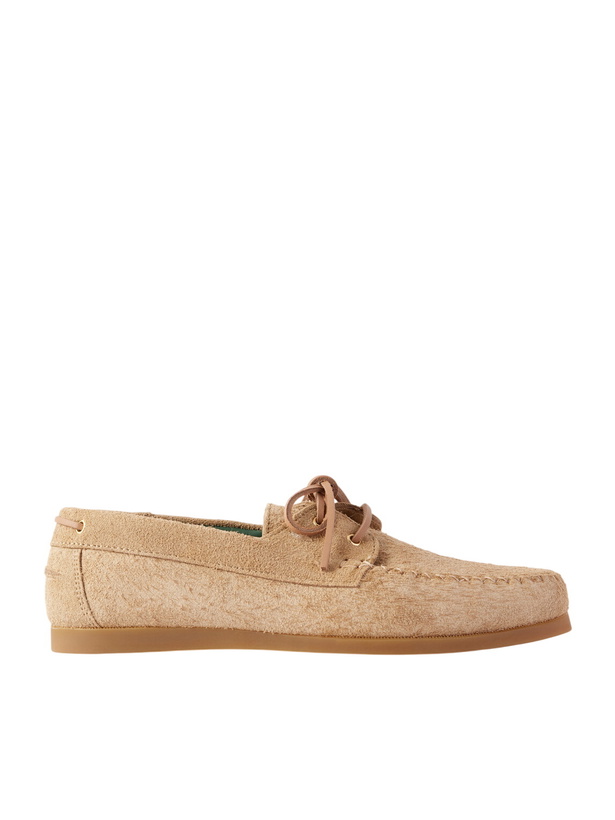Photo: VINNY's - Boatman Suede Boat Shoes - Neutrals