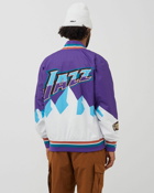 Mitchell & Ness Nba Authentic Warm Up Jacket Utah Jazz 1997 98 Purple - Mens - College Jackets/Track Jackets