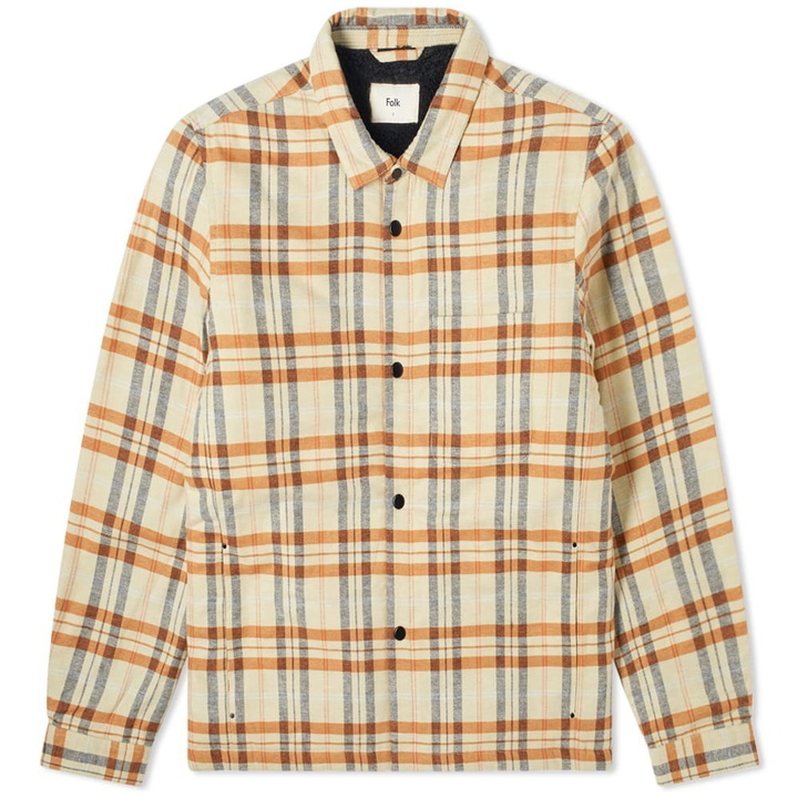 Photo: Folk Padded Check Overshirt
