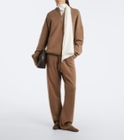 Extreme Cashmere N°496 Like cashmere-blend half-zip sweater