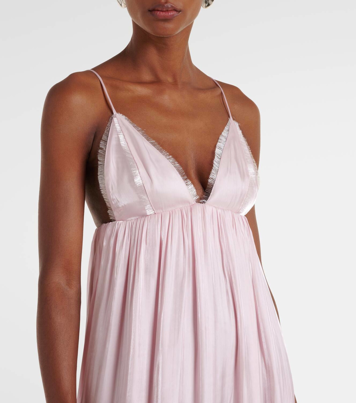 Ganni Satin maxi dress GANNI