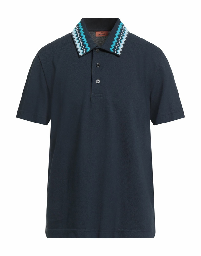 Photo: Missoni Mens Polo shirt in Navy