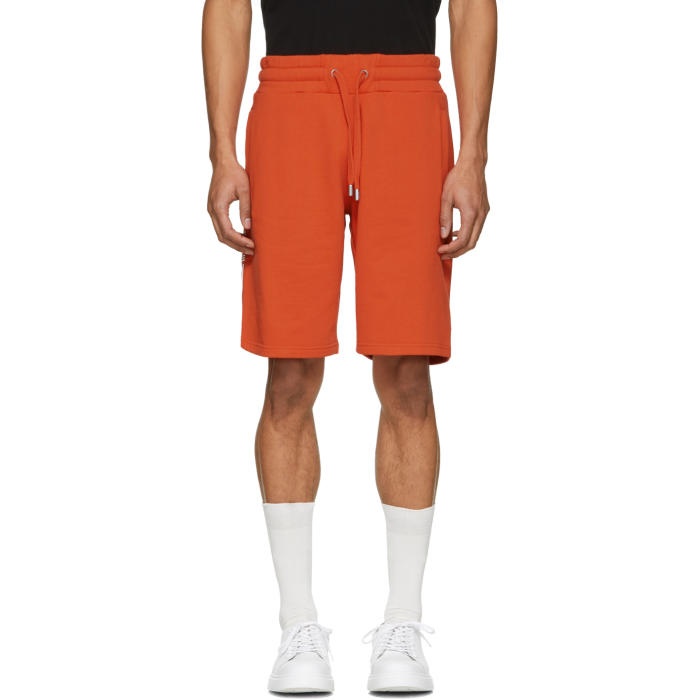 Photo: Kenzo Orange Logo Sweat Shorts
