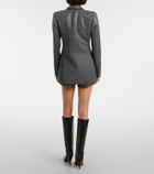 Alex Perry Crystal-embellished blazer