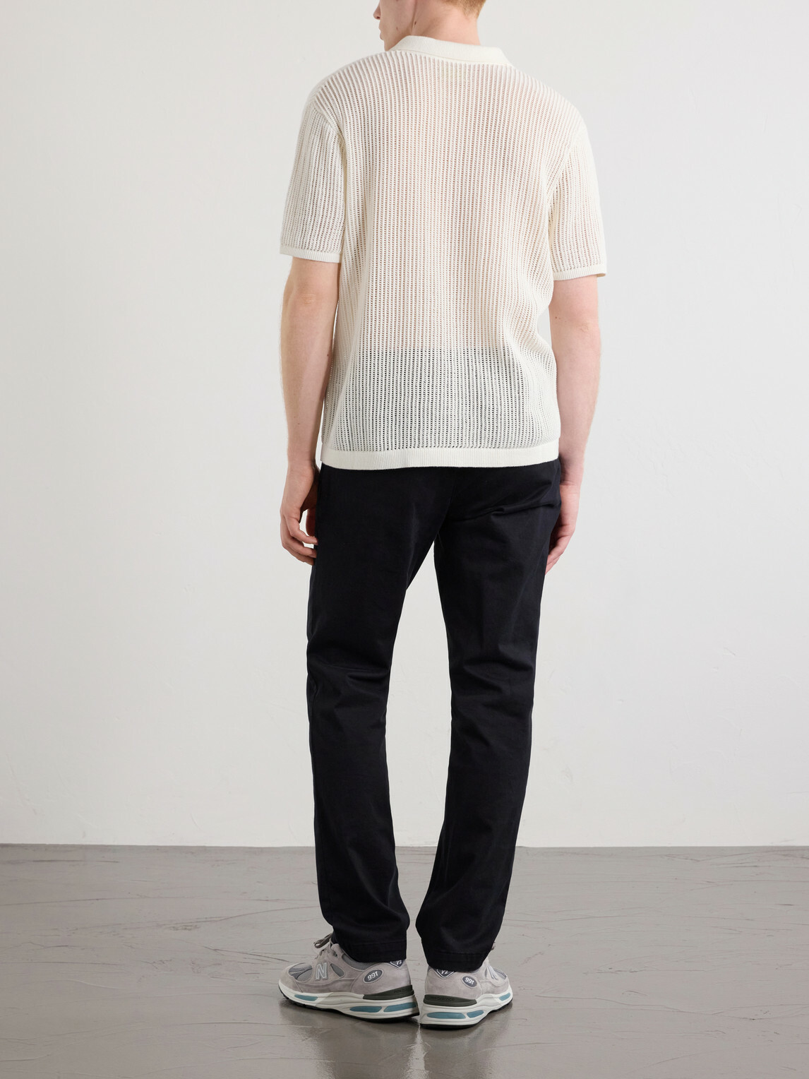 Aimé Leon Dore - Open-Collar Open-Knit Cotton Polo Shirt - Neutrals