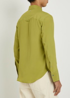 Ami Paris Woven Shirt Light Green