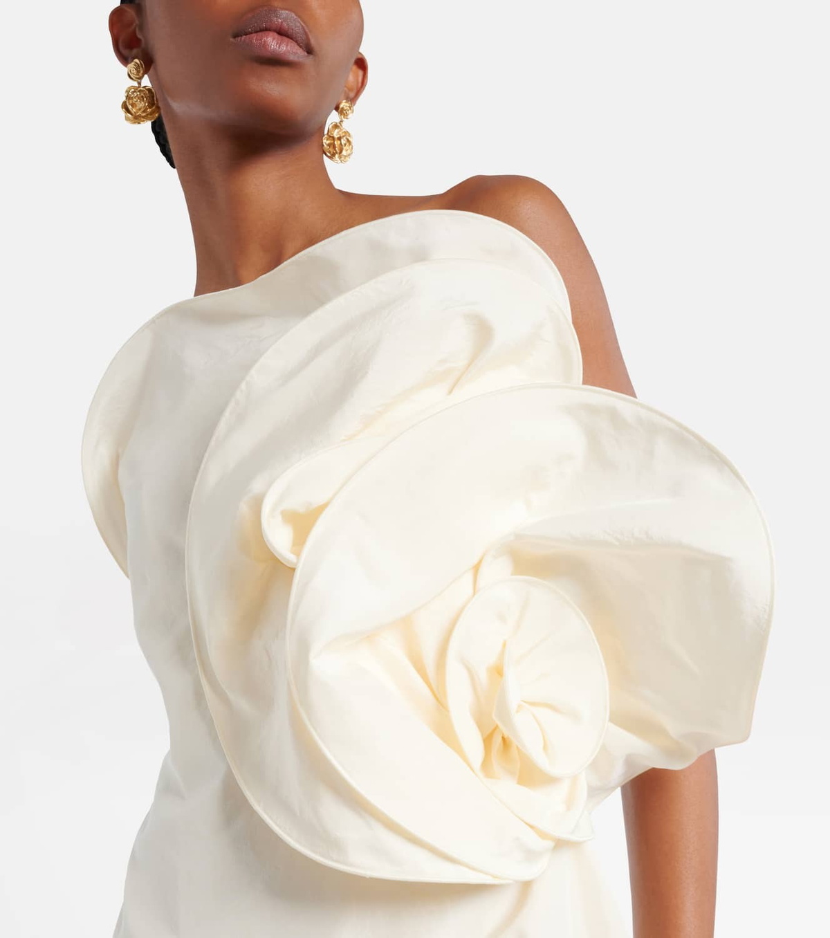 Magda Butrym Floral-appliqué corset dress