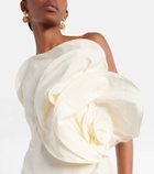 Magda Butrym Floral-appliqué corset dress