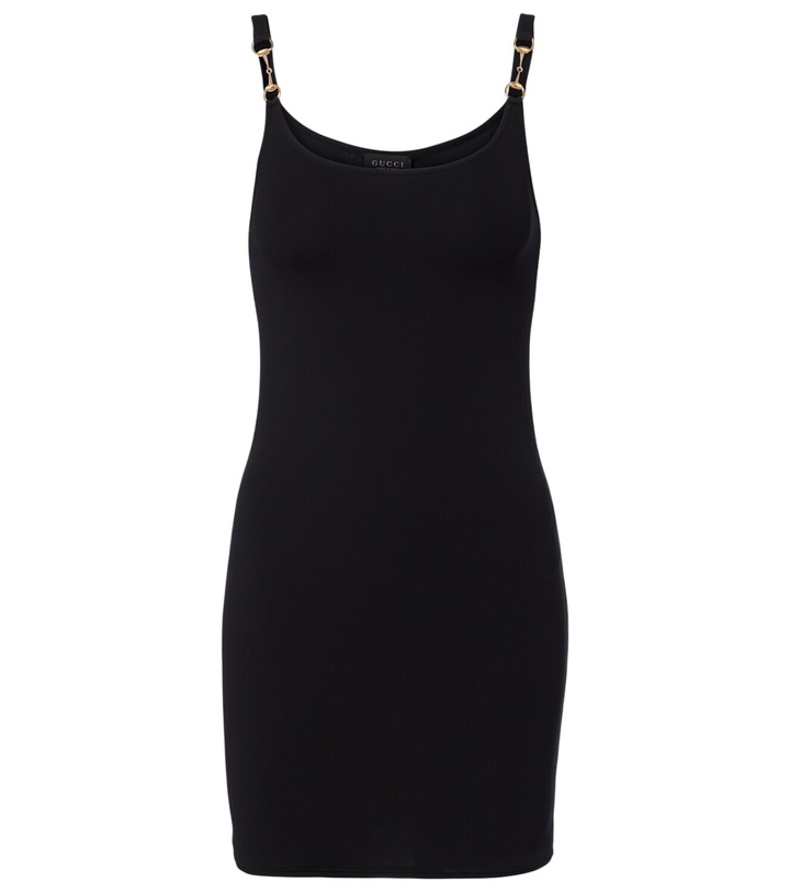 Photo: Gucci Horsebit jersey minidress