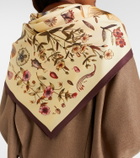 Loro Piana Enciclopedia Del Lino silk twill scarf