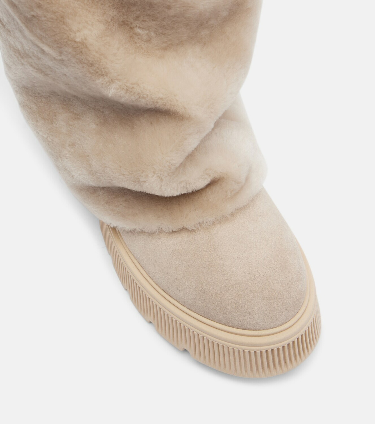 Bogner Turin shearling and suede boots
