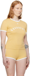 Courrèges Yellow Contrast T-Shirt