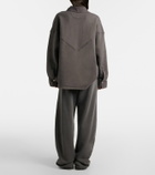 The Attico Cotton jersey barrel-leg sweatpants