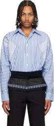 Edward Cuming Blue Arm Flex Shirt