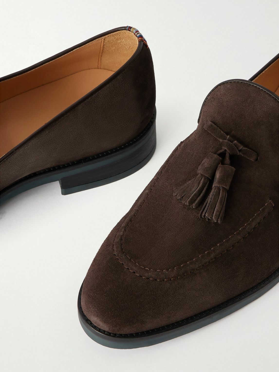 Paul Smith - Lawrence Tasselled Suede Loafers - Brown