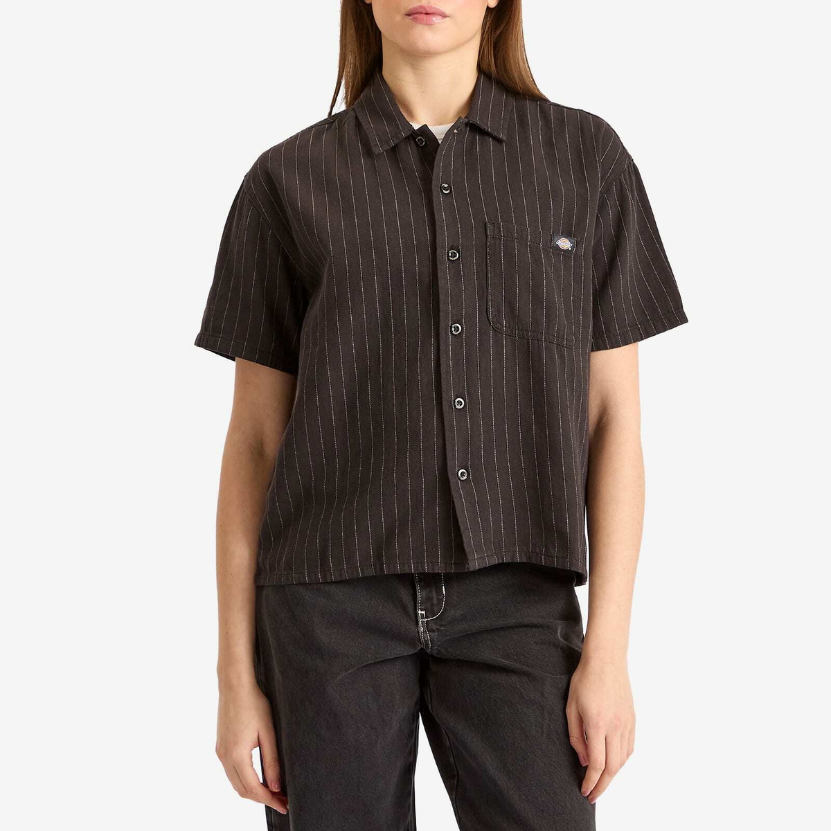 Dickies Women's Service Shirt in Black