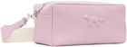 Maison Kitsuné Purple Cloud Trousse Bag