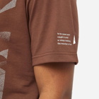 And Wander Men's Mountain Camo T-Shirt in Brown