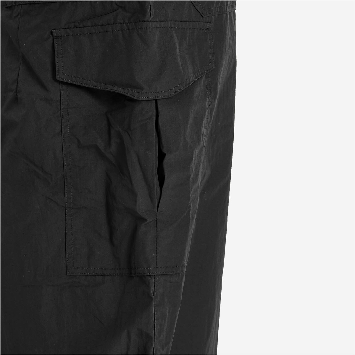 FrizmWORKS Men's Nylon Cargo Balloon Pants in Black