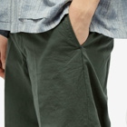 Visvim Men's Field Chino Pants in Green