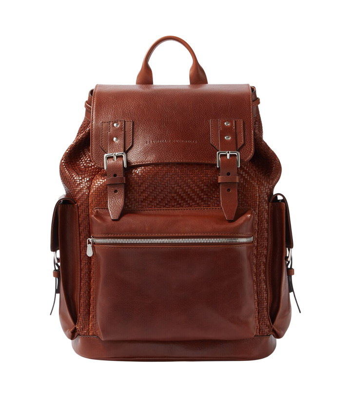 Photo: Brunello Cucinelli City leather backpack
