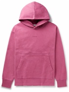 Acne Studios - Franklin Oversized Logo-Print Cotton-Jersey Hoodie - Pink