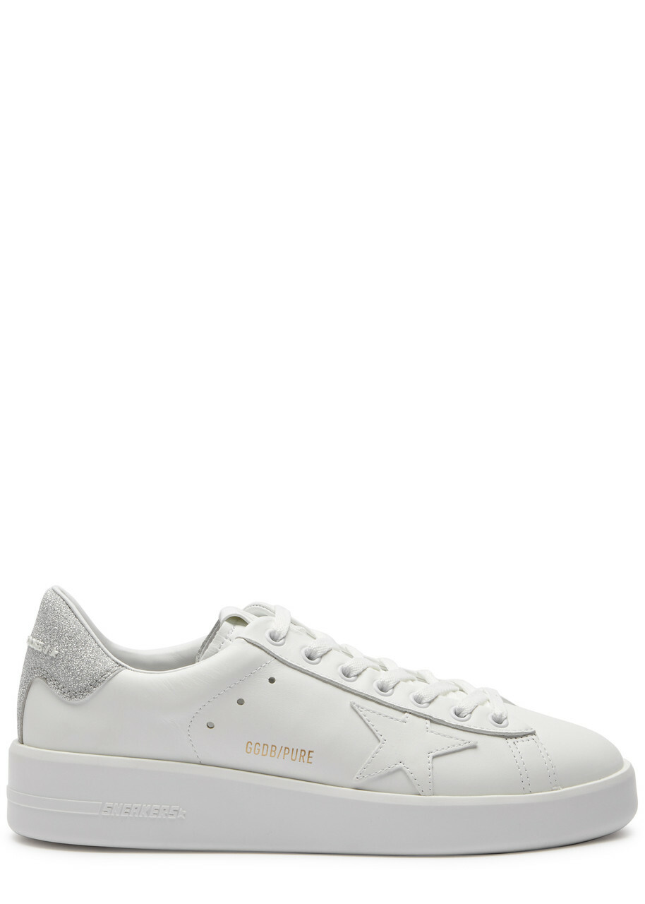 スニーカー Golden  Deluxe Brand White Leather Pure New Sneakers Golden Goose Pure Star Leather Sneakers White Golden Goose