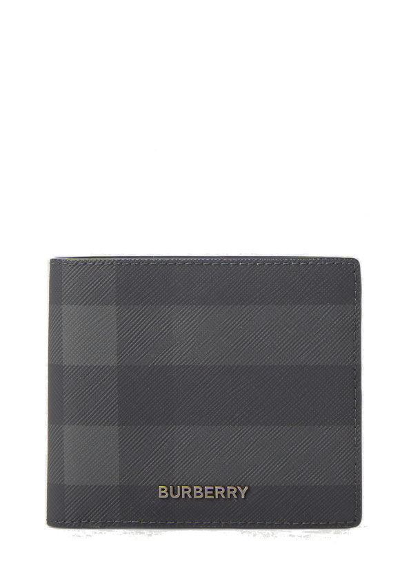 Photo: Stripe Bifold Wallet in Grey