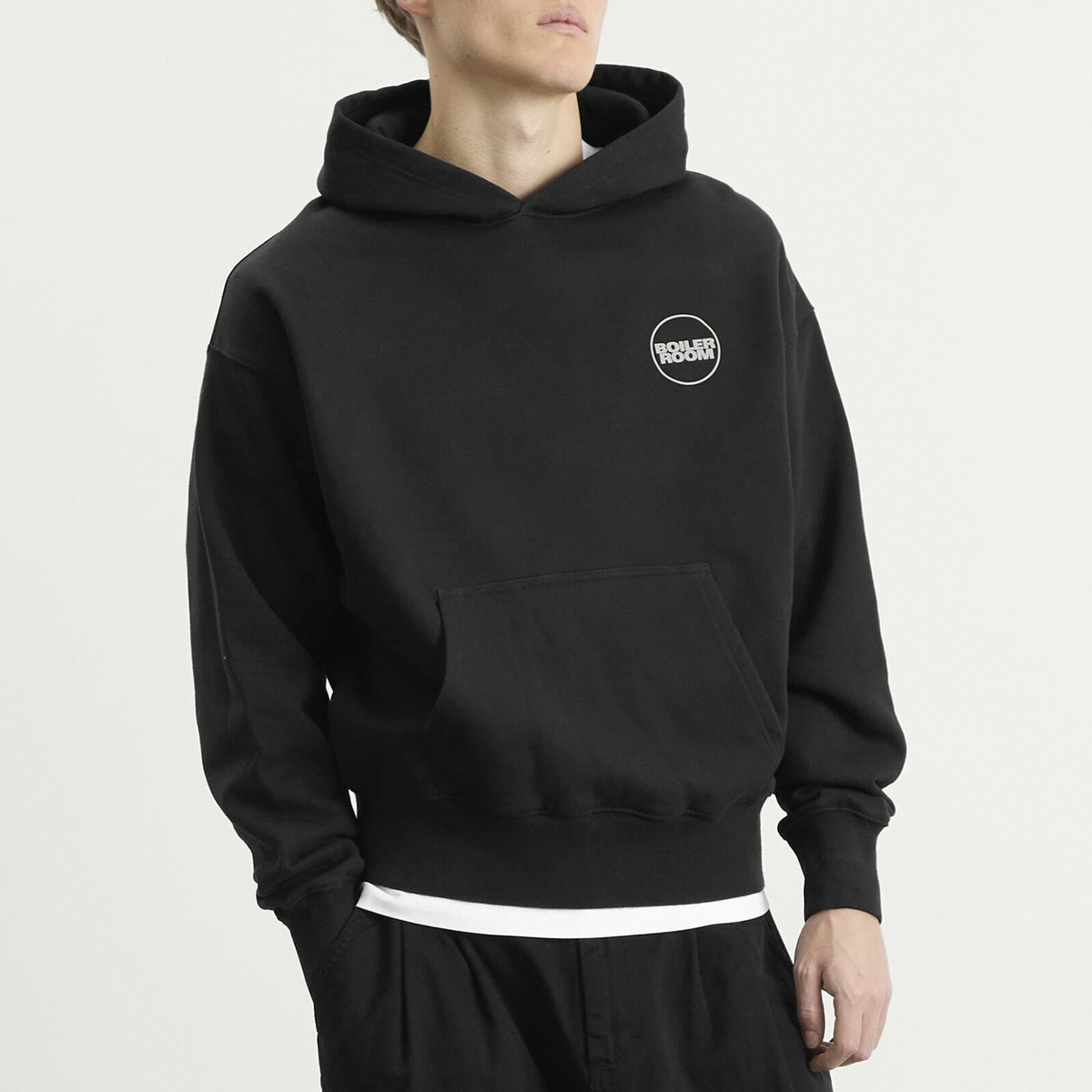 Boiler Room Men's 3M Core Logo Hoodie in Black