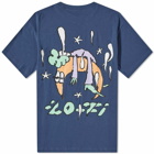 Lo-Fi Men's Snooze T-Shirt in Denim