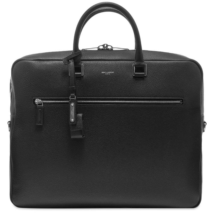 Photo: Saint Laurent Leather Briefcase