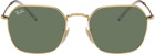Ray-Ban Gold Jim Sunglasses