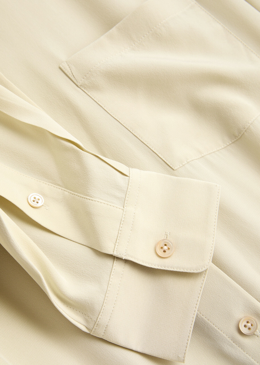 Helmut Lang Silk Shirt Cream